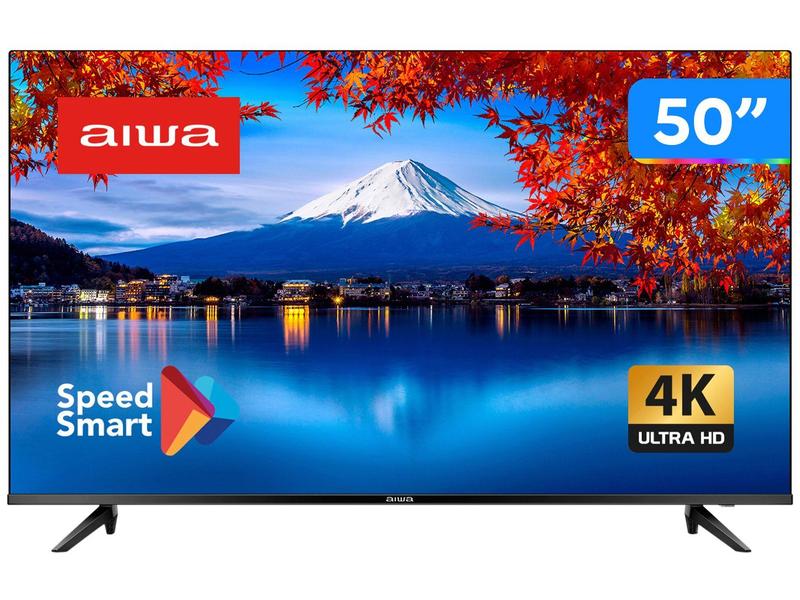 Smart TV 50” 4K D-LED Aiwa IPS Wi-Fi Bluetooth - HDR 3 HDMI - TVs